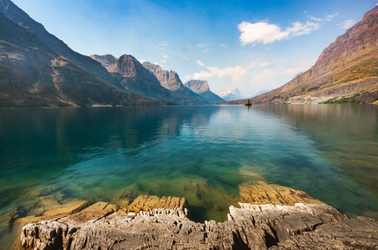 Waterton Lake in Glacier National Park, Montana