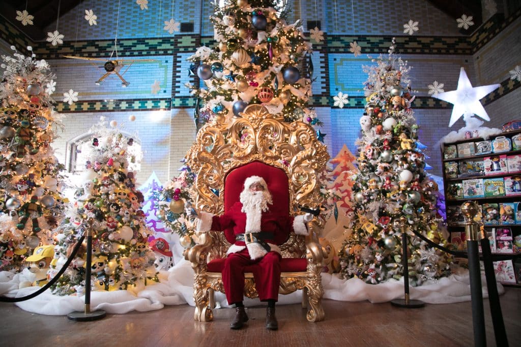 Santa foto in het St. Lawrence Market