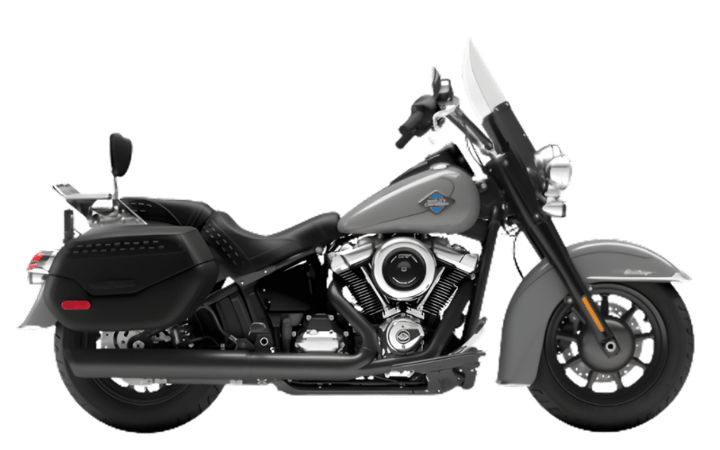 Harley-Davidson Softail Classic motorfiets in zijaanzicht