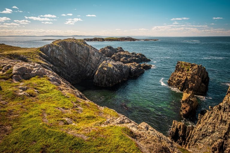 Atlantisch Canada NL Bonavista kustlijn met klif en zee