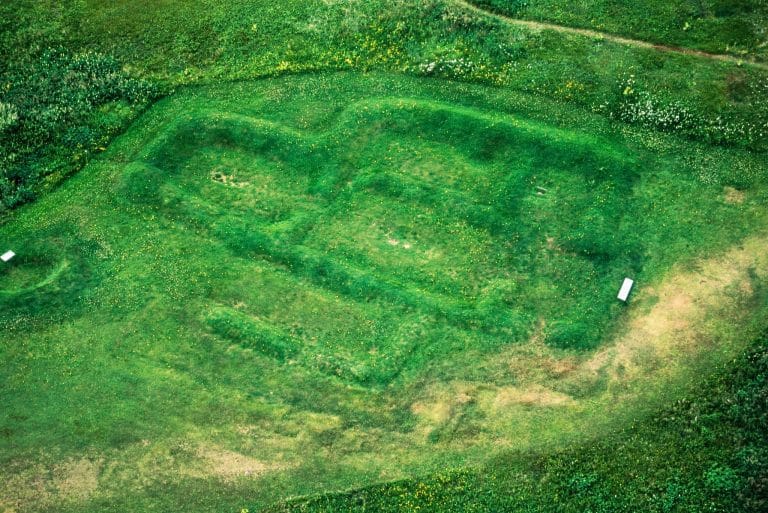 Atlantisch Canada NL L'Anse aux Meadows viking grashuizen