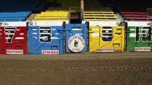 Rodeodeuren bij Pendleton Round-Up in Oregon