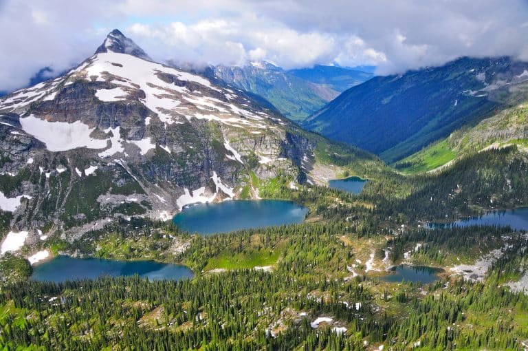 Bergmeren in Mount Revelstoke National Park in de Canadese Rockies