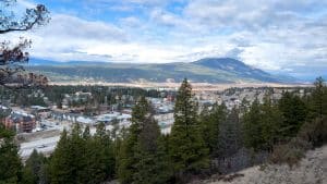 Radium Hot Springs dorp in de Canadese Rockies