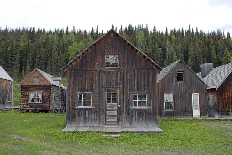 West Canada BC Barkerville historische houten gebouwen