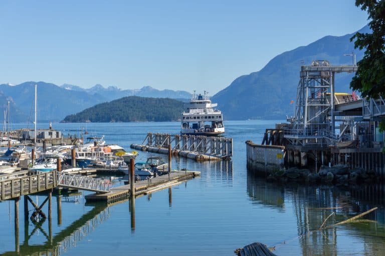 West Canada BC Horseshoe Bay haven met veerboot