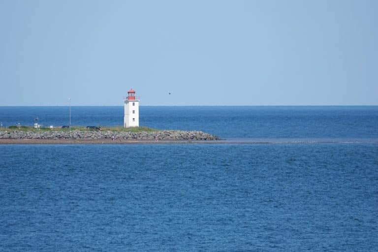 Atlantisch Canada NS Pictou vuurtoren aan haven