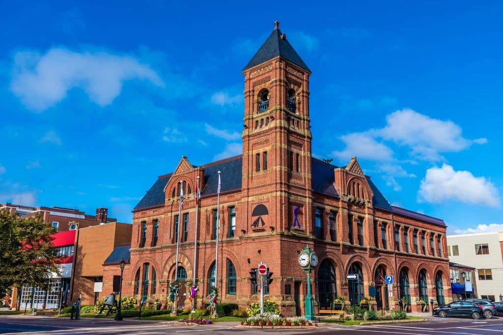 Atlantisch Canada PE Charlottetown City Hall historisch gebouw