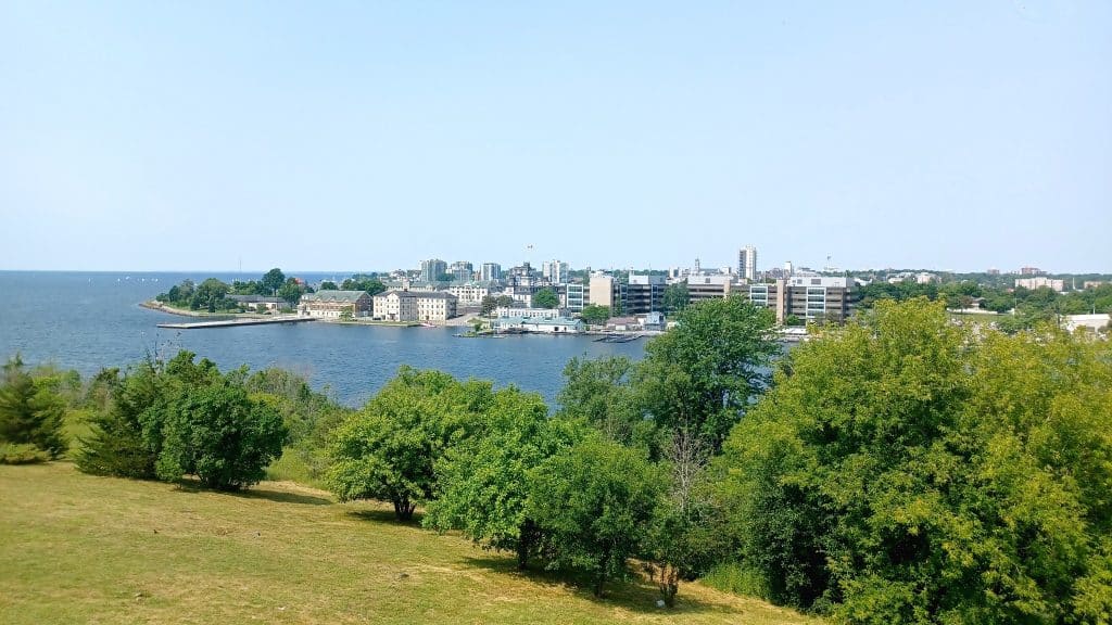 Oost Canada ON Kingston skyline waterfront