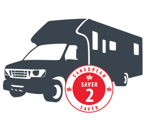 CanaDream Saver 2 camper Canada met logo en modelaanduiding