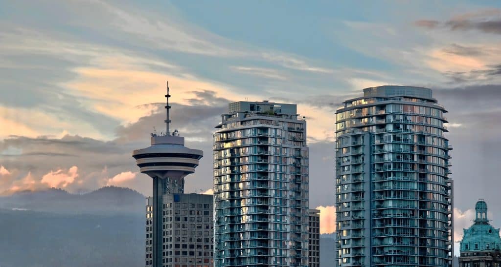 West Canada BC Vancouver Vancouver Lookout en moderne appartemententorens